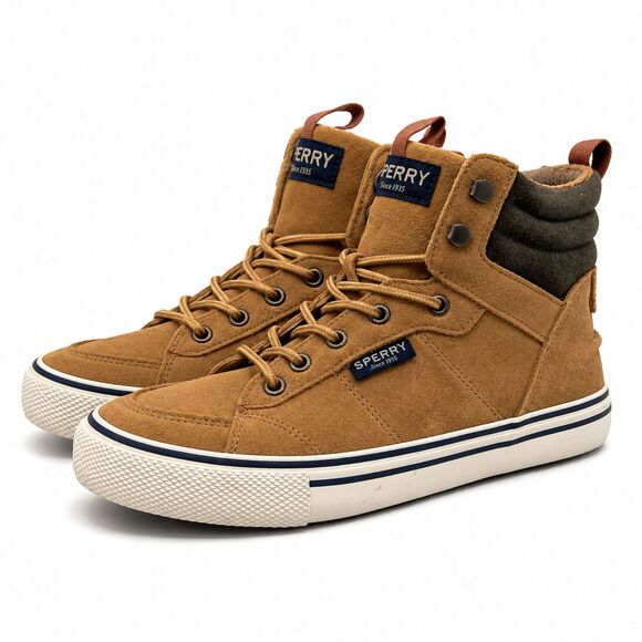 Sperry Men\'s Striper Storm Suede Tan Hicker Sneaker Boots main image 4